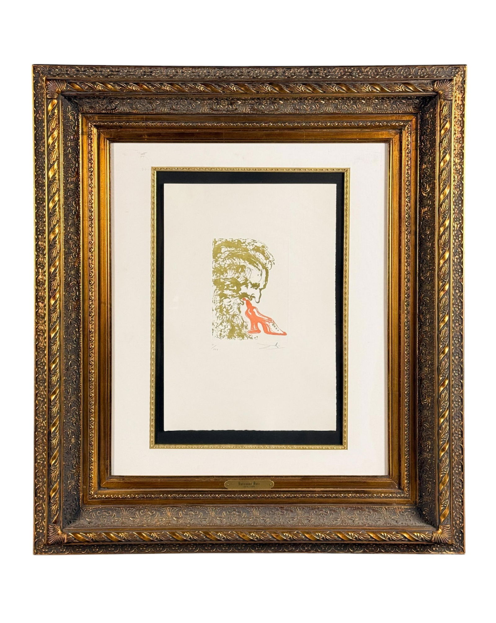 Dali, "Gluttony," 1966, Aquatint. (1 of 12)