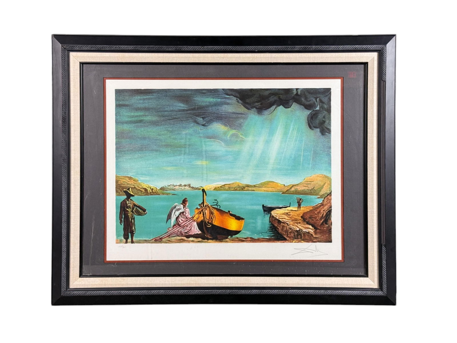 Dali, "The Angel of Port Lligat" Lithograph, 1952. (1 of 4)