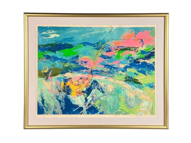 Neiman, "Marlin Fishing," Serigraph, 1977.