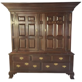 Frank Auspitz walnut wedding cabinet.