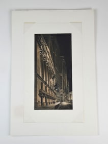 Mershimer, "High Finance," 1995, mezzotint.