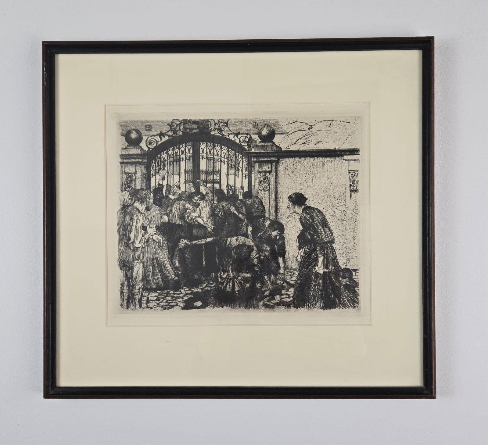 Kollwtiz, "Outbreak," c.1893, etching. (1 of 2)