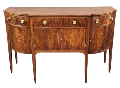 Antique walnut sideboard.