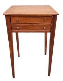 American oak work table.