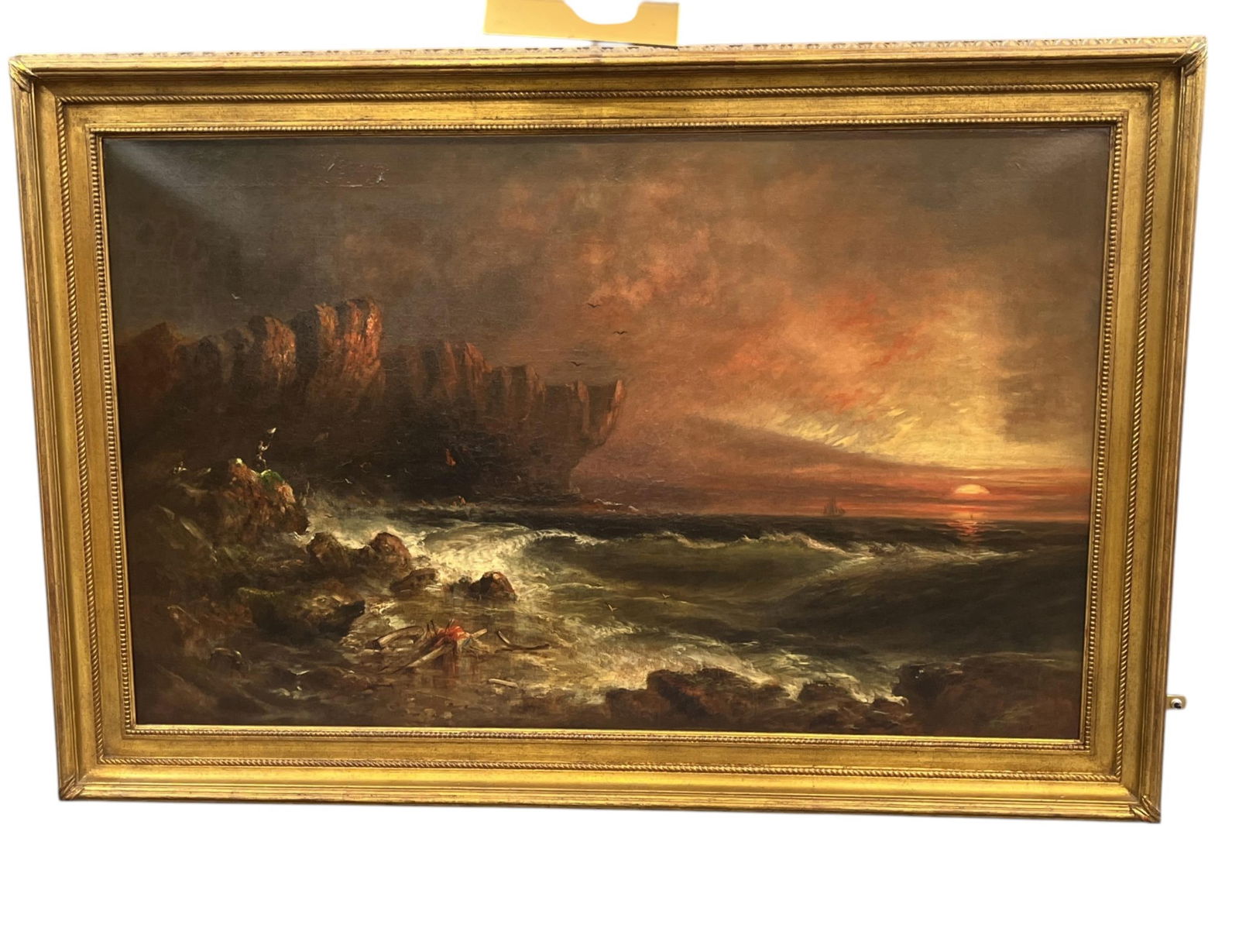 T. Cole, Shipwreck, O/C. (1 of 7)