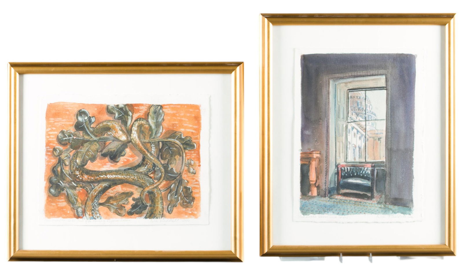 2 Peter Waddell watercolors. (1 of 8)