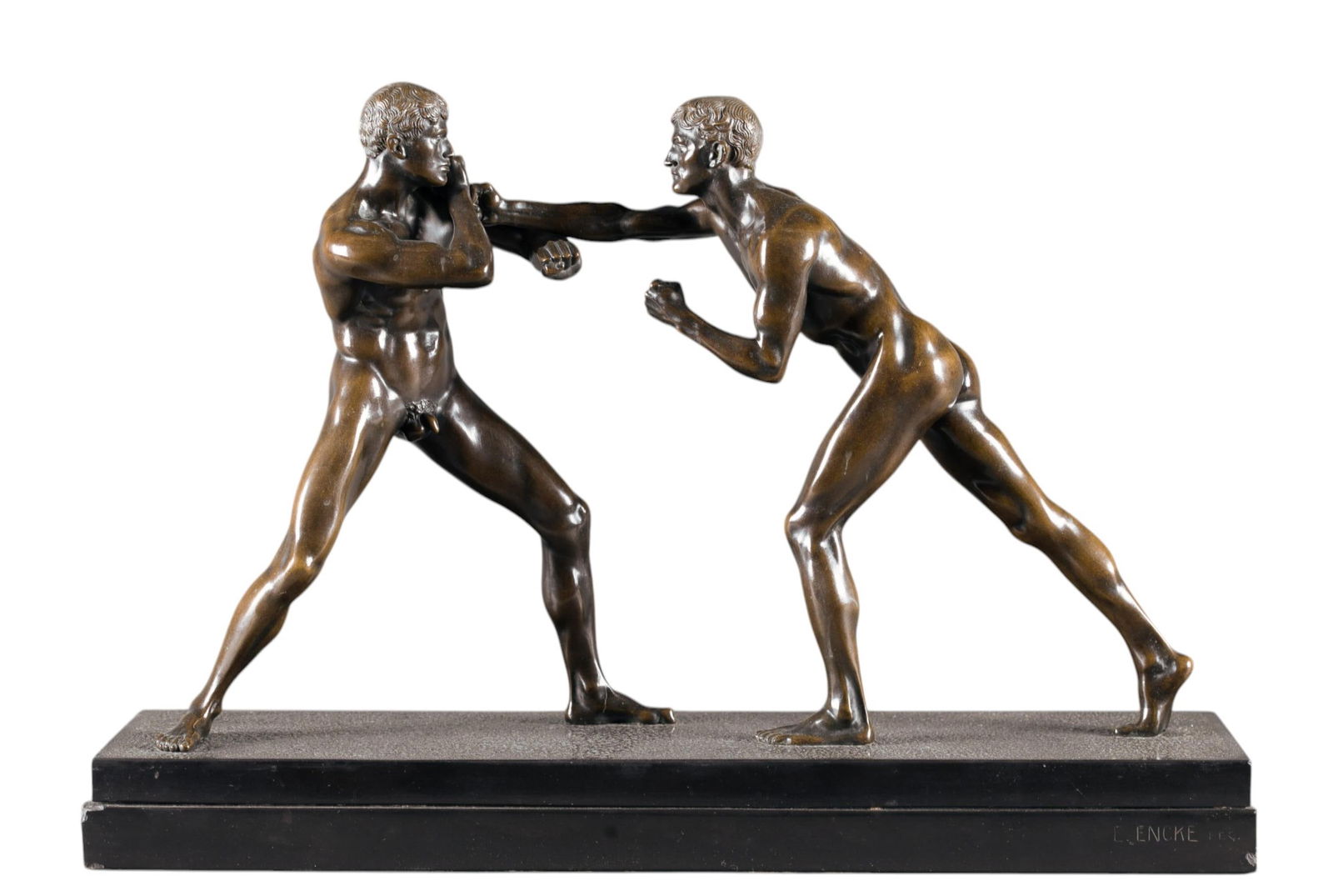 Encke, "Fist Fighters," bronze. (1 of 6)