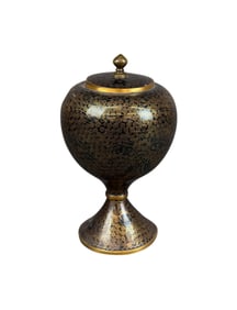 Chinese cloisonne vase.