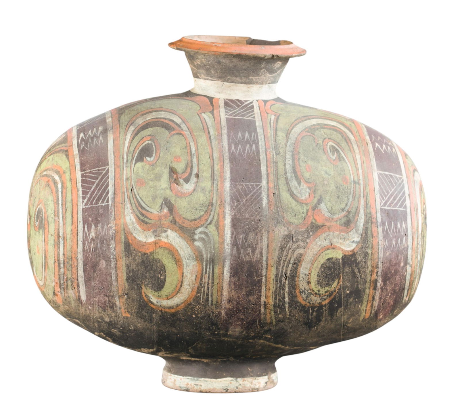 Han Dynasty cocoon vessel, 206-100 BCE. (1 of 7)