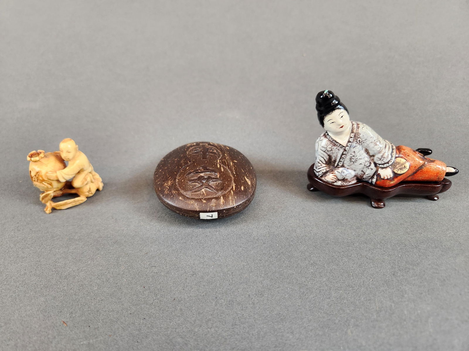 3 Chinese objects. (1 of 4)