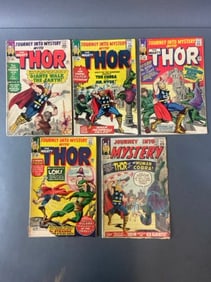 Marvel- Journey Into Mystery Thor x5