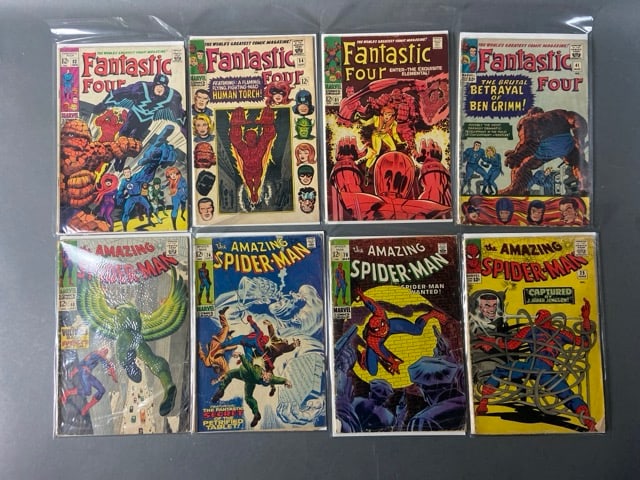 Silver Age Marvel- Fantastic Four and Spider-Man (1 of 9)