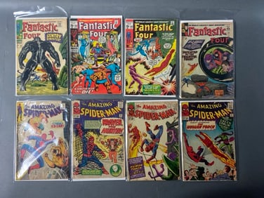 Silver Age Marvel Comics- Fantastic Four and Spide