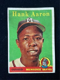 Hark Aaron 1958 Topps Milwaukee Braves