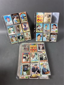 Sleeves of Baseball Cards
