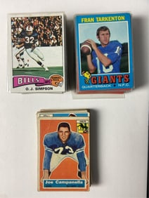 Vintage Topps Football Cards
