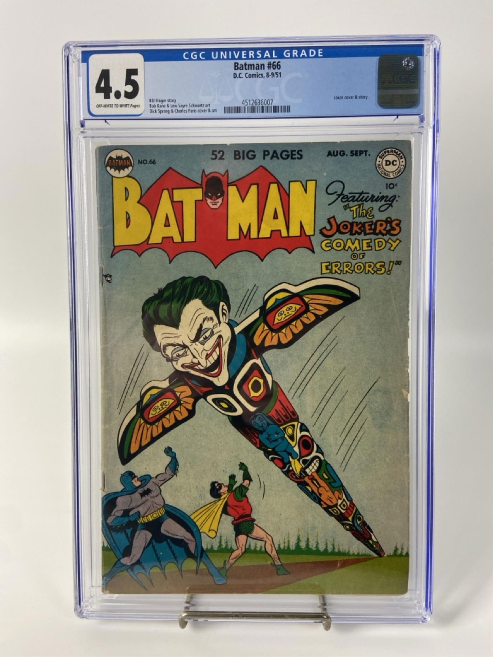 CGC Graded 4.5 Batman #66 (1 of 2)