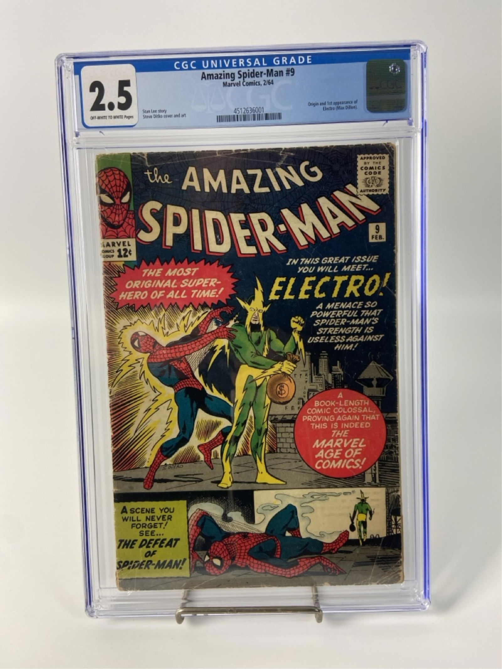 CGC Graded 2.5 Spider-Man #9 (1 of 2)