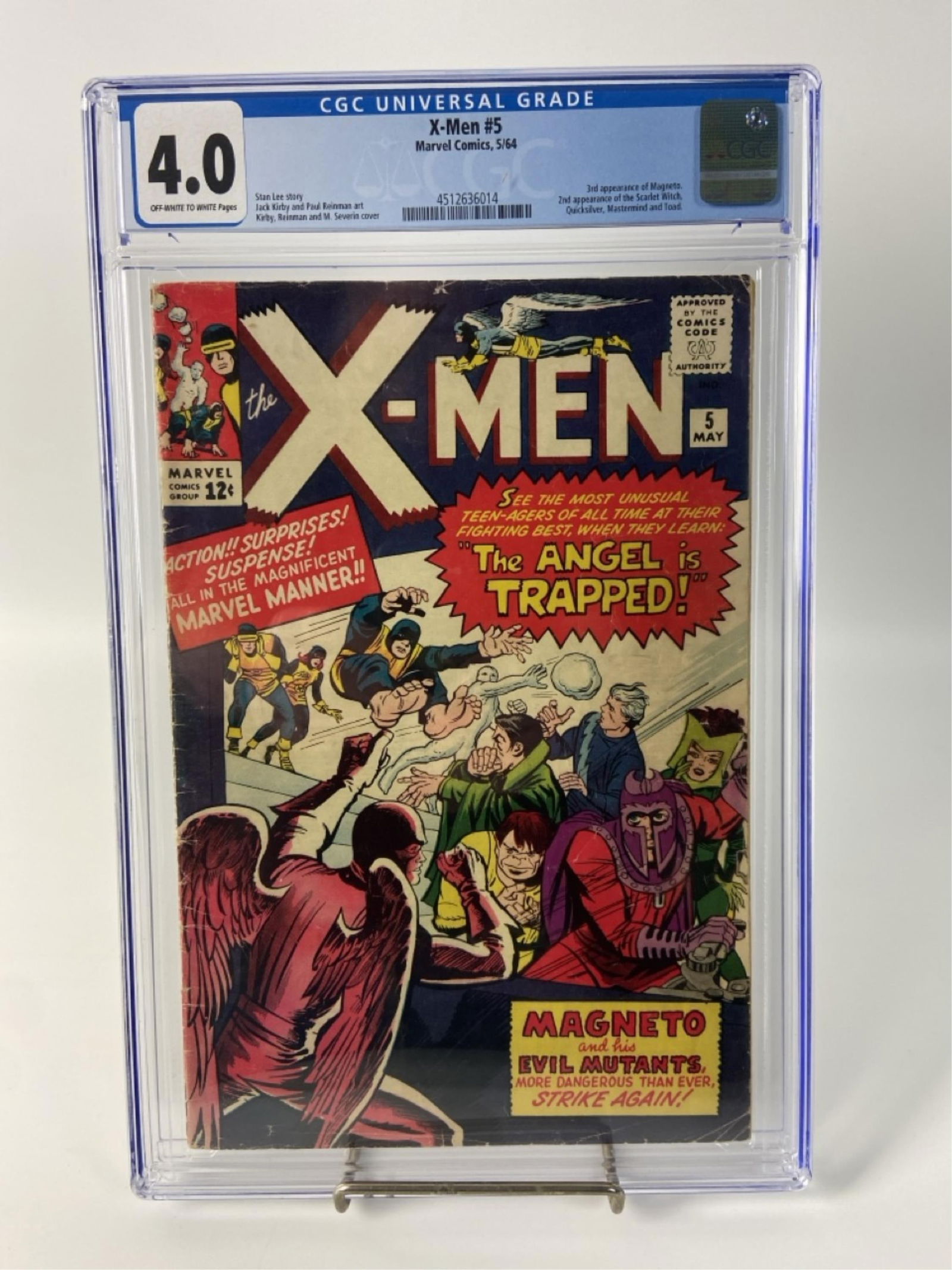 CGC Graded 4.0 X-Men #5 (1 of 2)