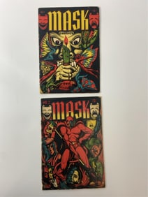 Golden Age Mask Comics #1 and #2