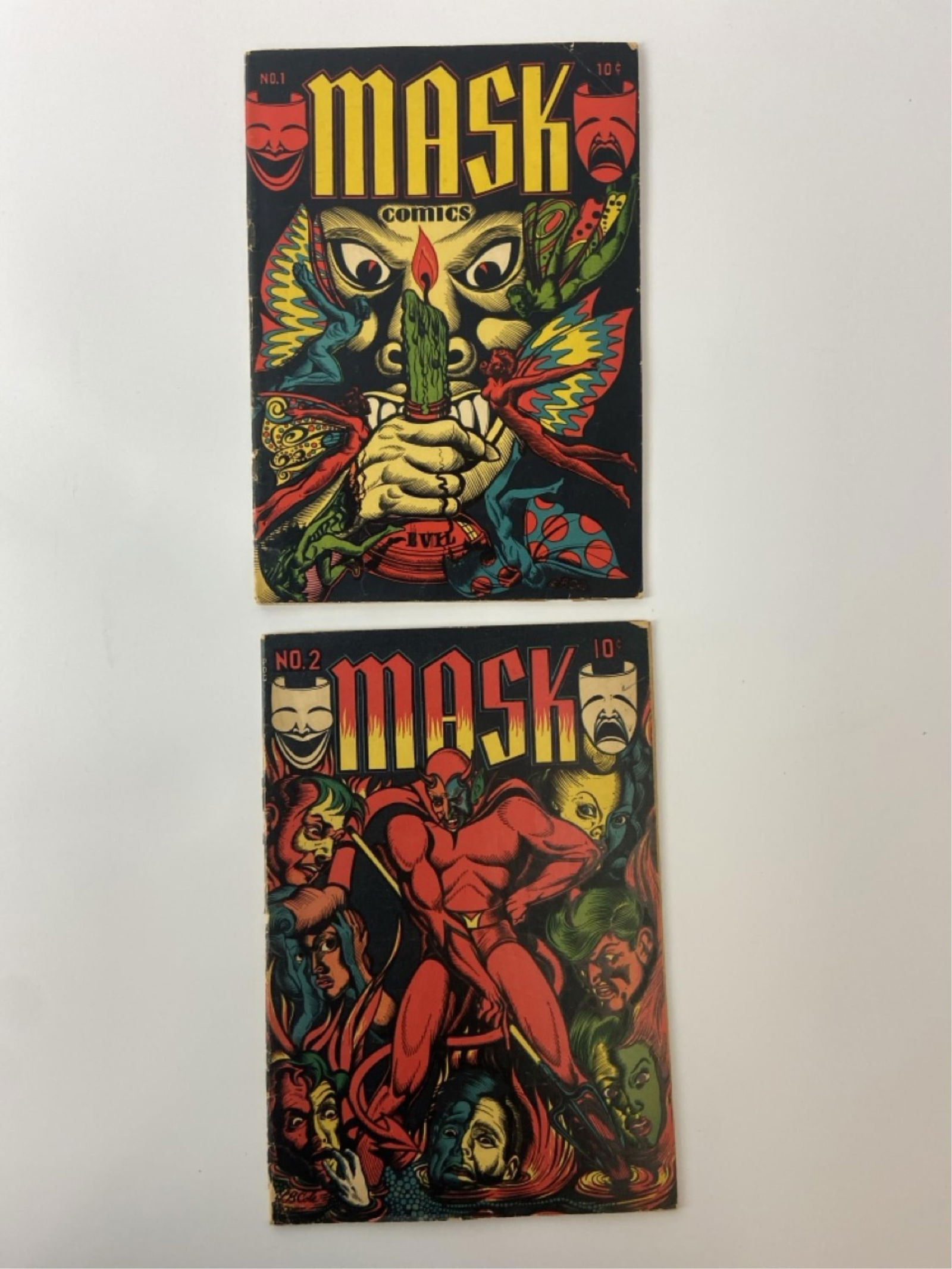 Golden Age Mask Comics #1 and #2 (1 of 11)