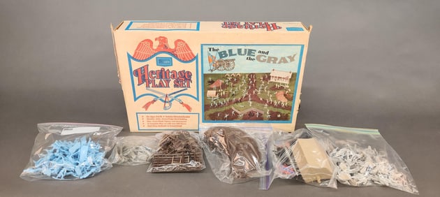Marx Sears Heritage Blue & Gray play set