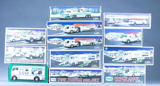 12 Hess trucks in box