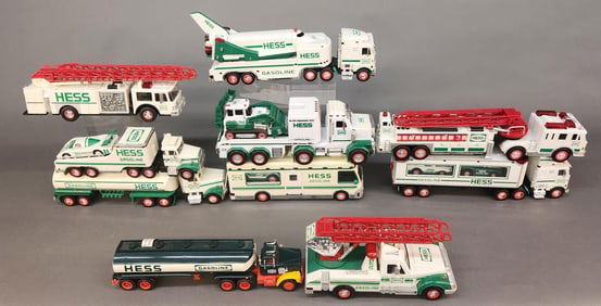 10 Hess loose trucks