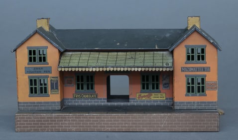 Bing tin litho train station