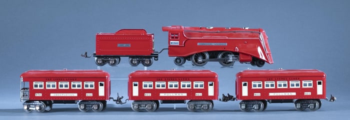 Prewar Lionel O Gauge No. 264E Red Comet set