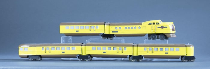 Prewar Lionel O Gauge E636-WE Union Pacific set