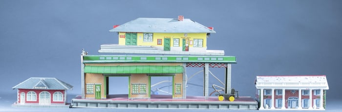 3 Marx Tin Litho buildings