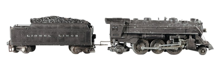 Prewar Lionel O Gauge 224E Prairie & tender