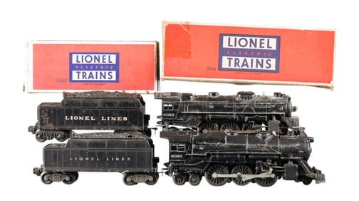 Postwar Lionel O Gauge #2025 & #2026 engines