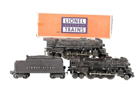 Postwar Lionel #2036 & #2037 engines