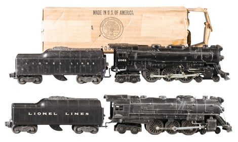 Postwar Lionel O Gauge #2056 & #2065 engines
