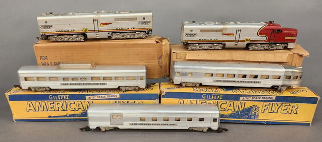 Postwar American Flyer S Scale #5108 diesel set