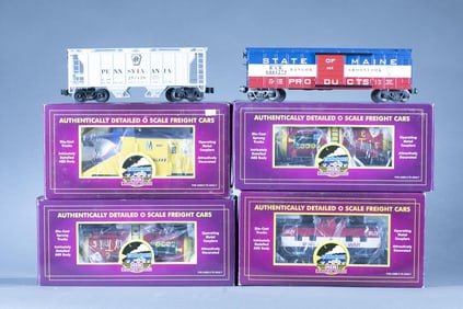 6 MTH O Gauge train cars