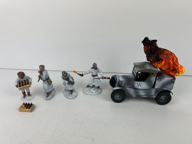 Finnish toy soldiers and truck