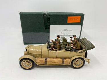 Rio Diecast WWI command car with soldiers