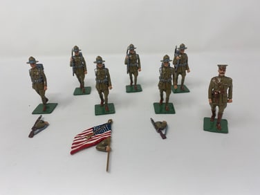 7 Palmetto Infantry toy soldiers
