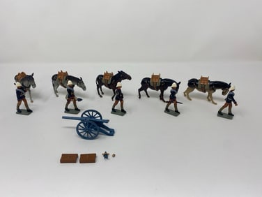 W Britain Royal Artillery Mountain Gun set