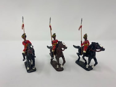 3 4th Bengal lancer toy soldiers