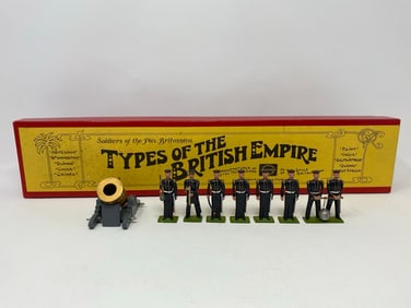 Types of the British Empire toy soldiers set