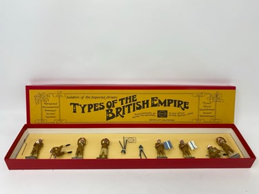 Types of the British Empire toy soldiers set