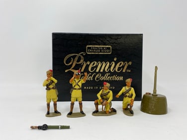 W Britain, Indian Lewis Gun Section set
