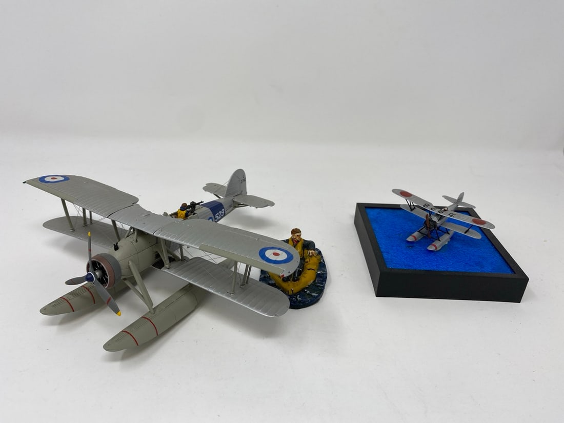 Swordfish and Kawanishi Model Airplanes: A RN Swordfish and a Japanese Navy Kawanishi model airplane