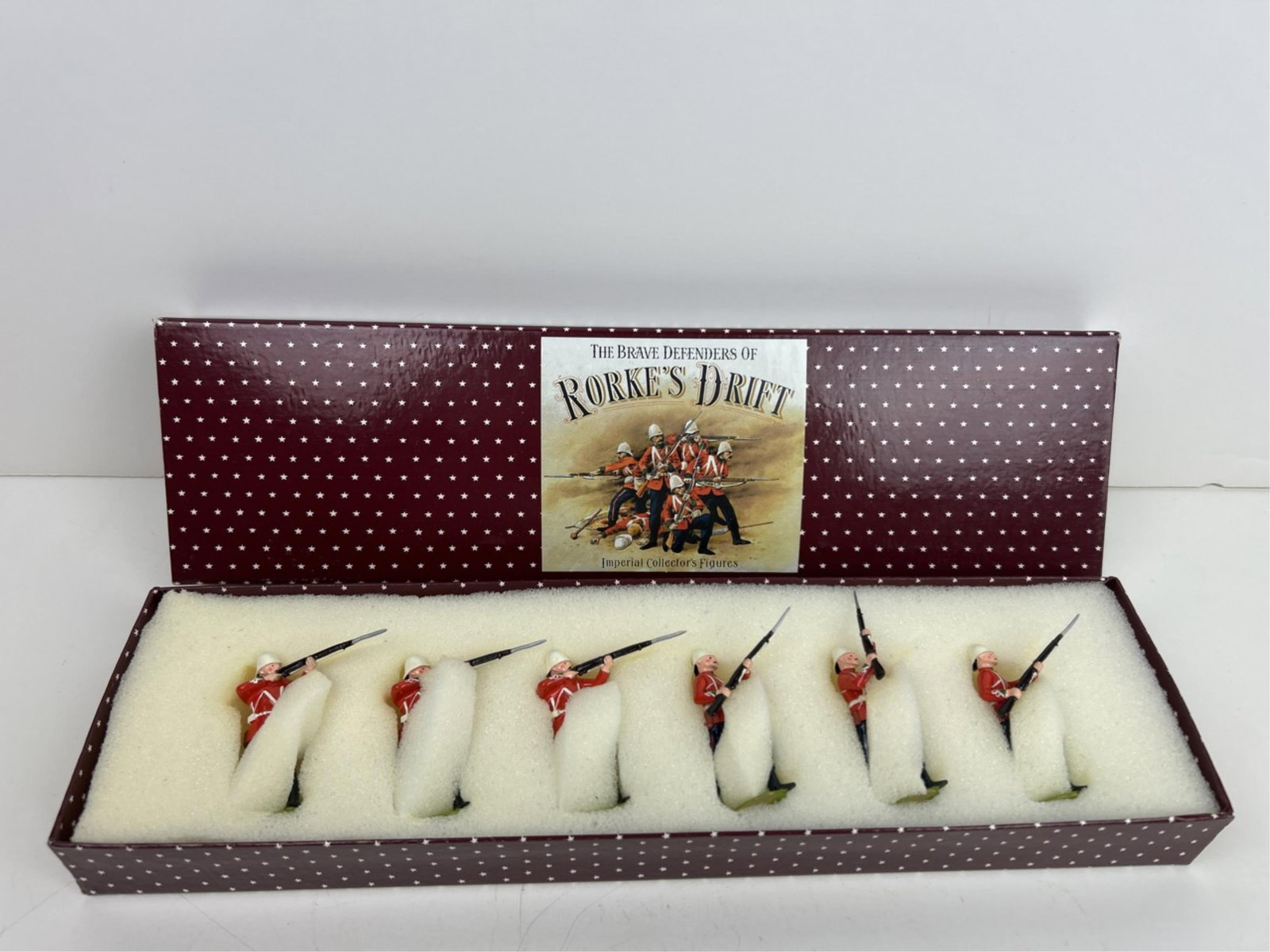 Imperial, The Brave Defenders of Rorke's Drift: A set of The Brave Defenders of Rorke's Drift toy soldiers 1879. Set No.41 Box No.2