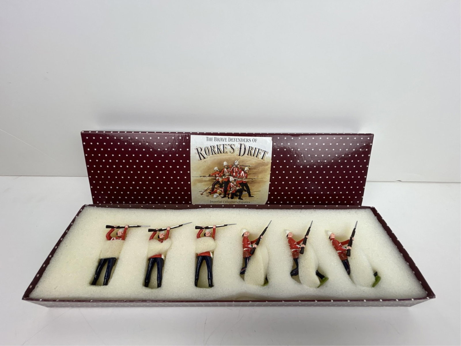Imperial, The Brave Defenders of Rorke's Drift: A set of The Brave Defenders of Rorke's Drift toy soldiers 1879. Set No.41 Box No.3
