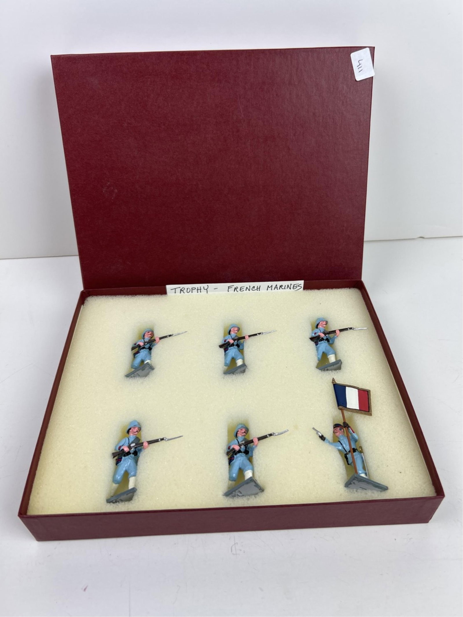 Trophy Miniatures French soldiers.: A group of Trophy Miniatures French soldiers.